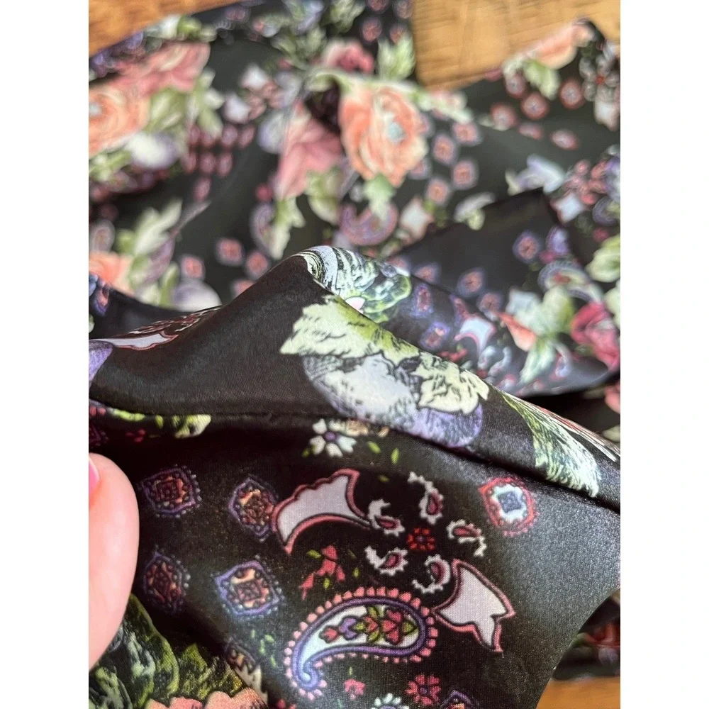 Victoria's Secret 80s button‎ slip dress L coquette grunge babydoll vintage wife